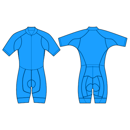 Split-Zero Skin Suit Men